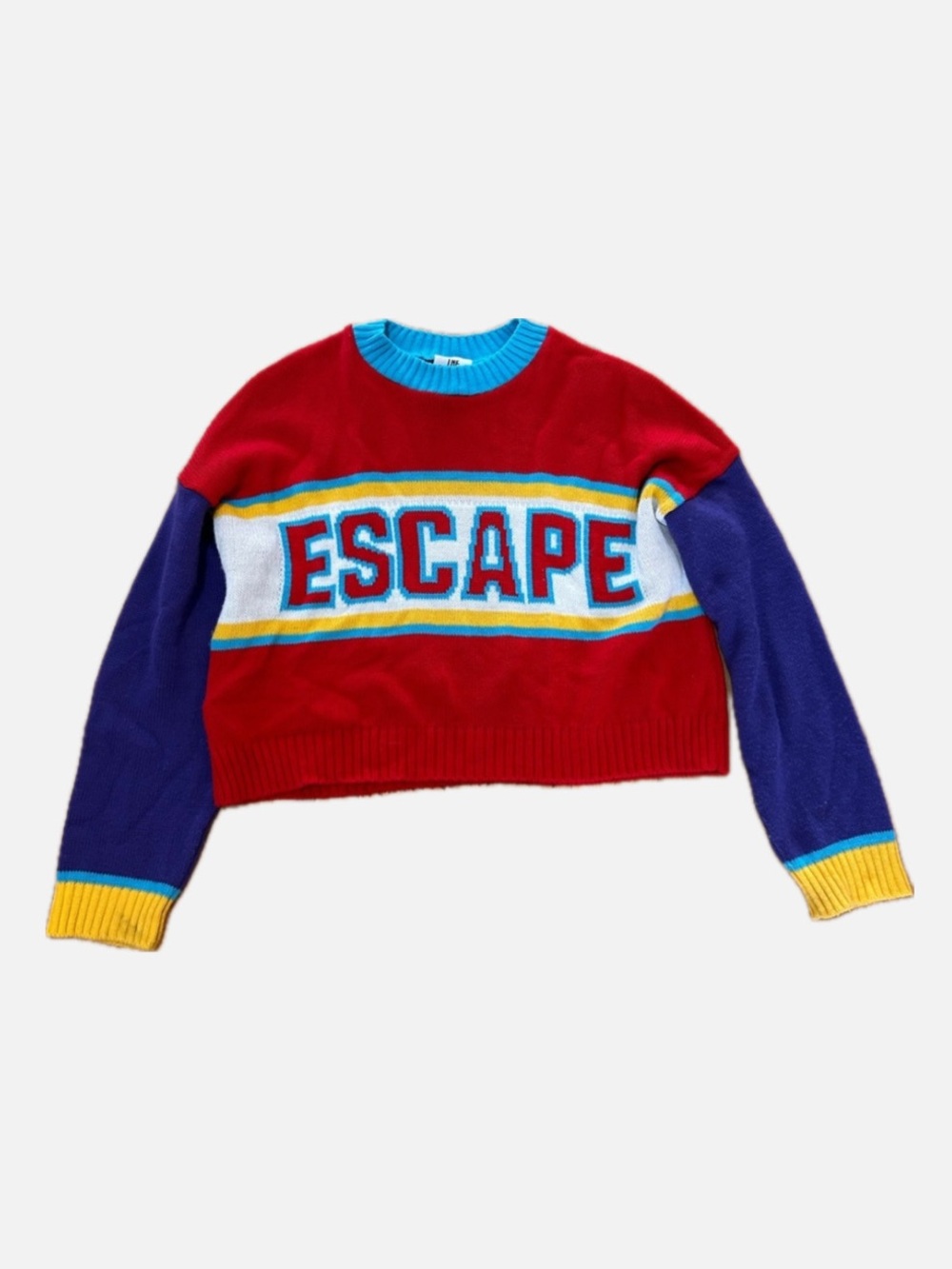 The Ragged Priest Colorblock Crewneck Sweater
